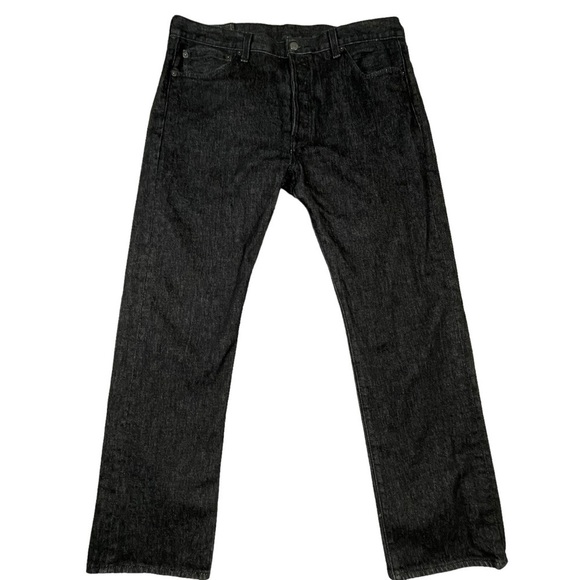 Levi’s 501XX Button Fly Black Denim Straight Leg Jeans Classiccore 36 x 29 - Picture 2 of 12